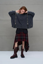 Load image into Gallery viewer, Skirt Black Burgundy
