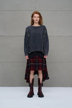 Load image into Gallery viewer, Skirt Black Burgundy
