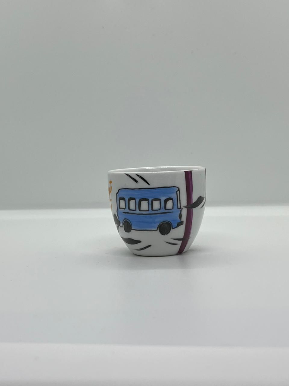 LEBANESE POP ART HAND PAINTED CUPS