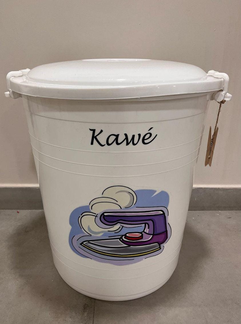 Kawe towel 40 litres bin