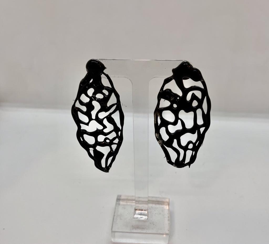 Small Black Earrings