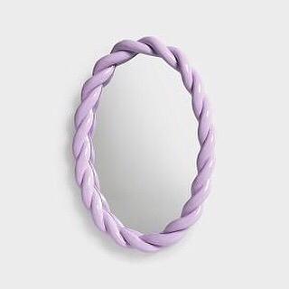 Mirror Braid Oval Lila