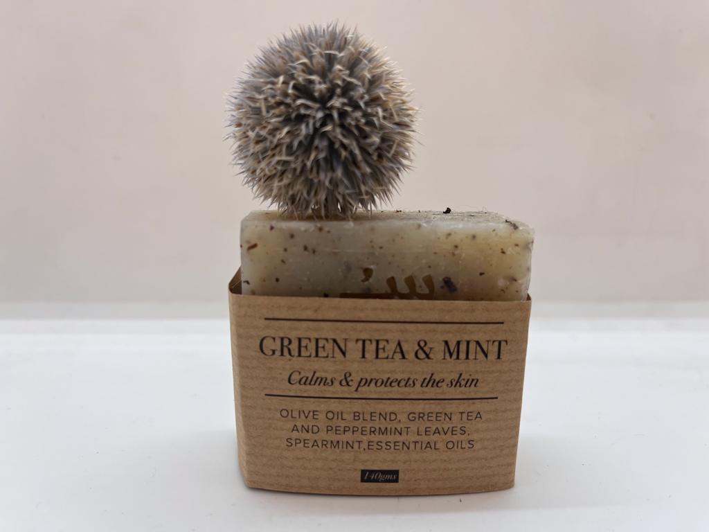 All Natural Green Tea & Mint Soap