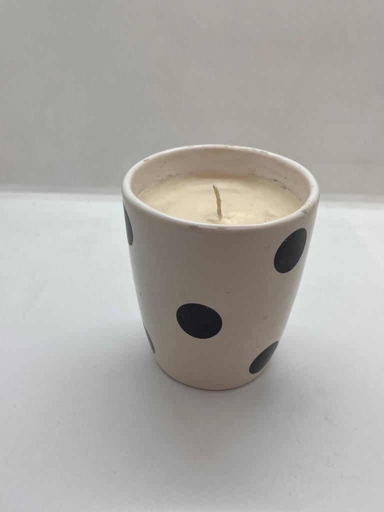 Candle Cup- Dotted