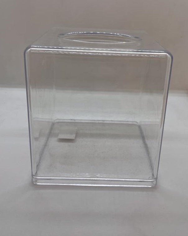 Box Tissue Plexi Square Clear