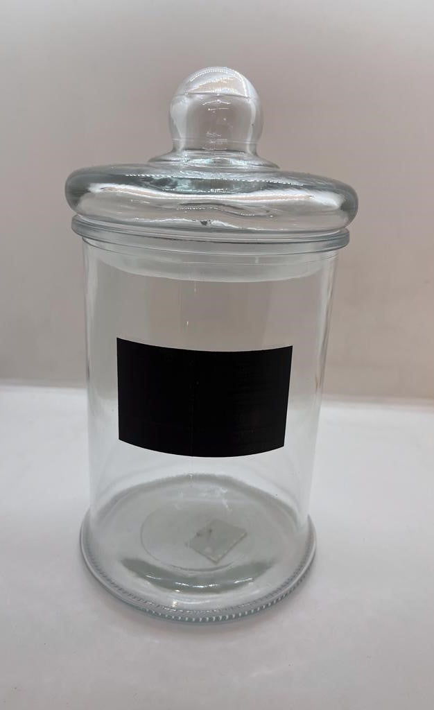 Glass Jar with Decal