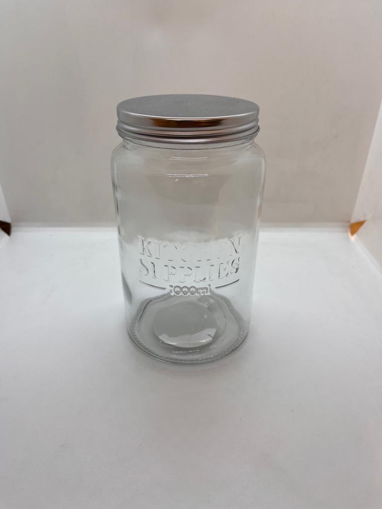 Storage Jar Glass 1000ml