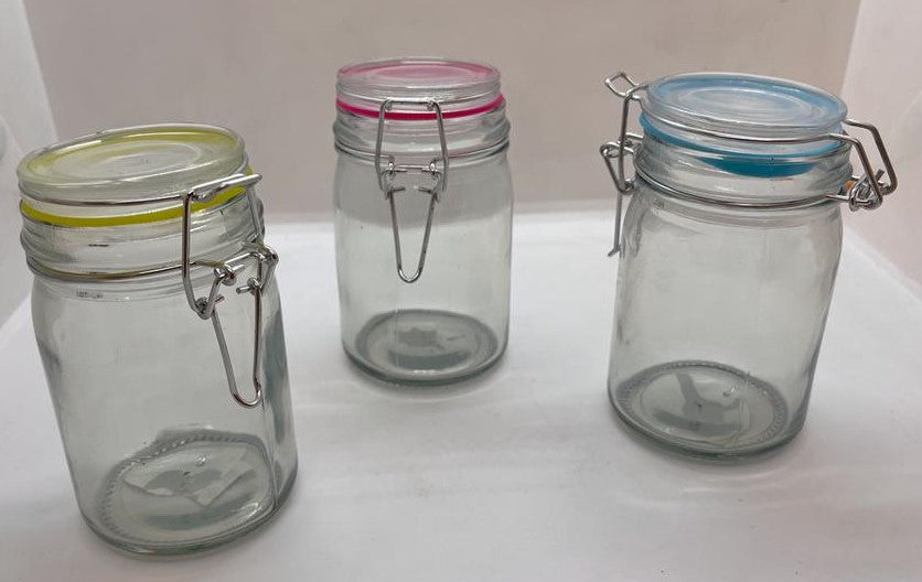 STORAGE JAR GLASS 250ML