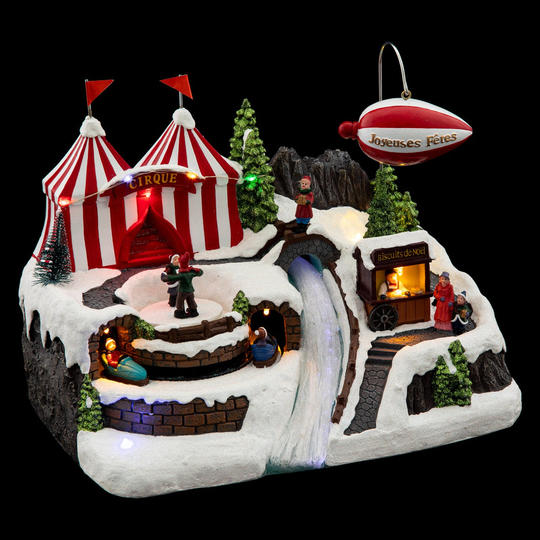 Airship Village For Christmas