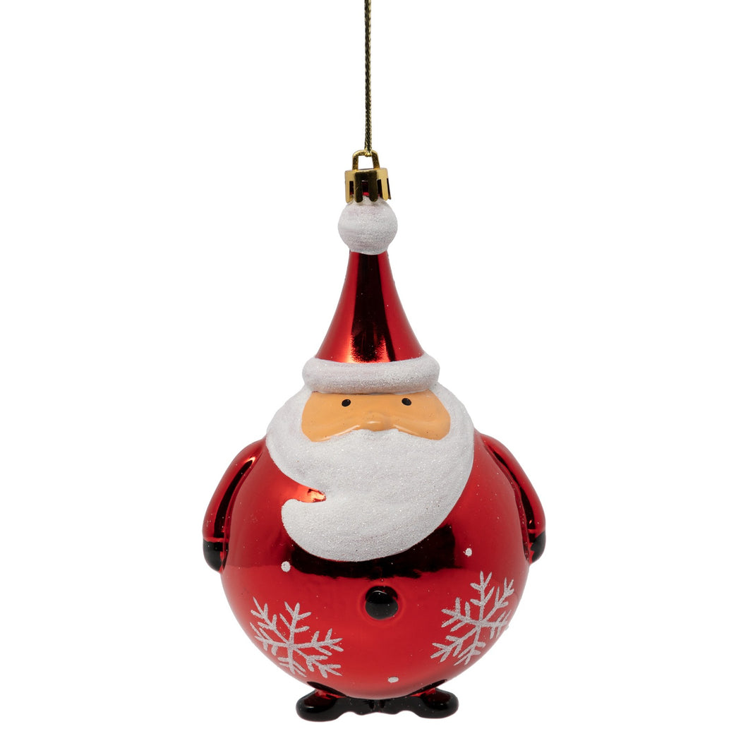 Hanging Christmas Santa Red 15cm