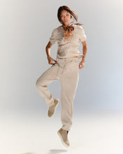 Load image into Gallery viewer, Jacket Blouse and Pants Beige
