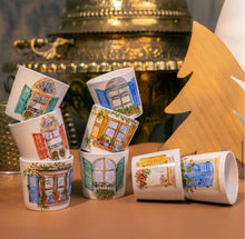 Load image into Gallery viewer, Windows Hand Painted Coffee Cup
