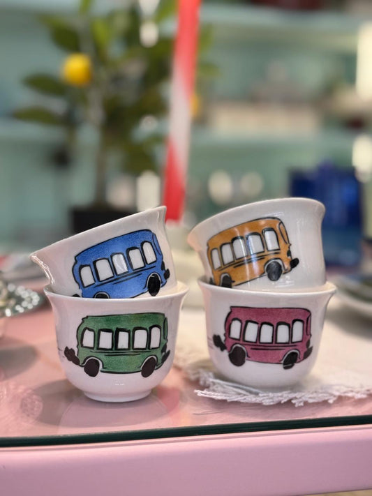 Hand Painted Chaffeh Coffee Cup