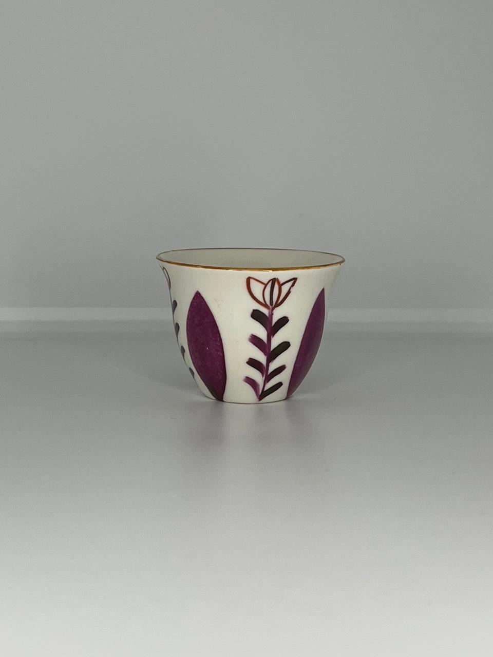 Hand Painted Chaffeh Coffee Cup