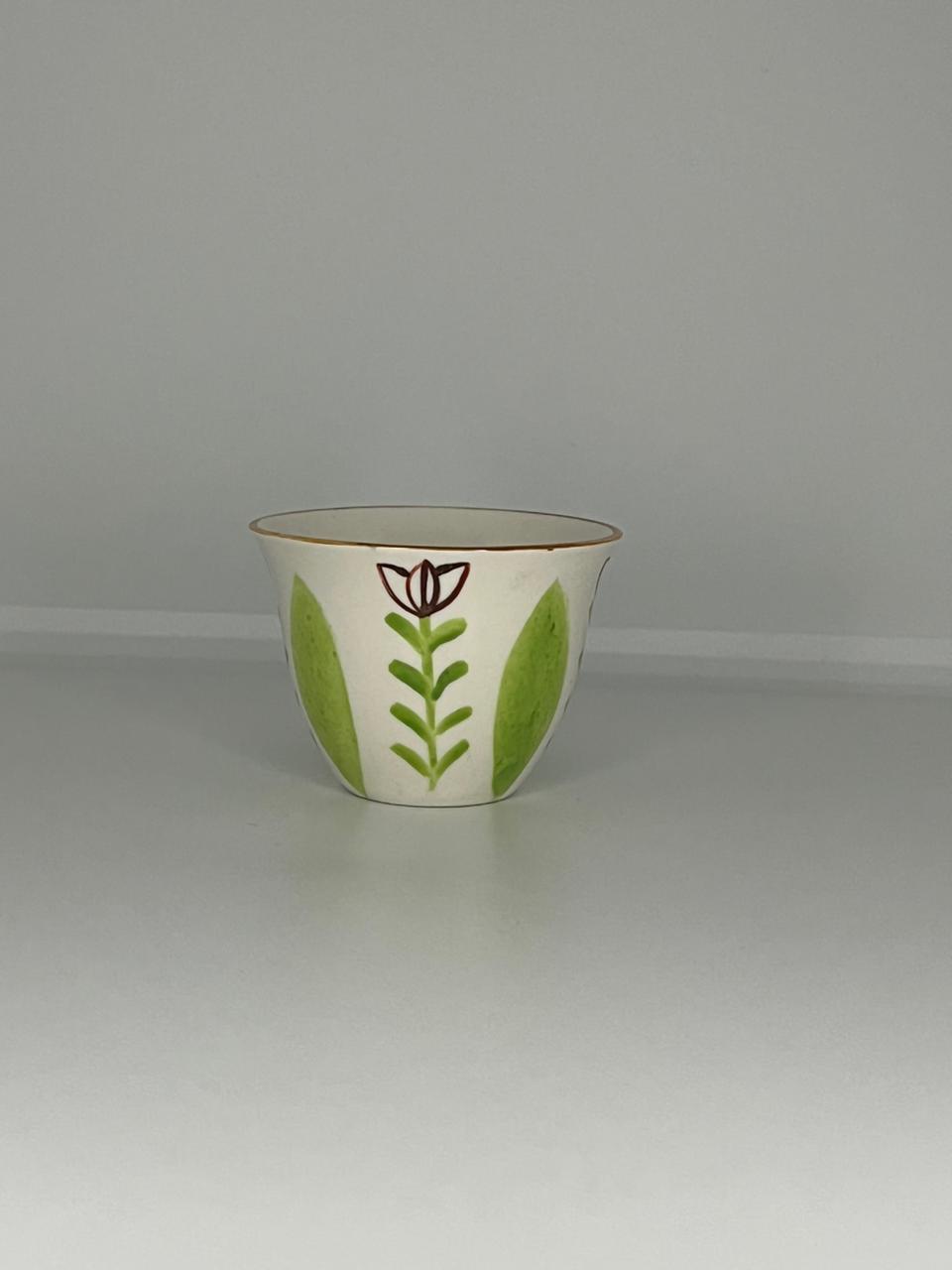 Hand Painted Chaffeh Coffee Cup