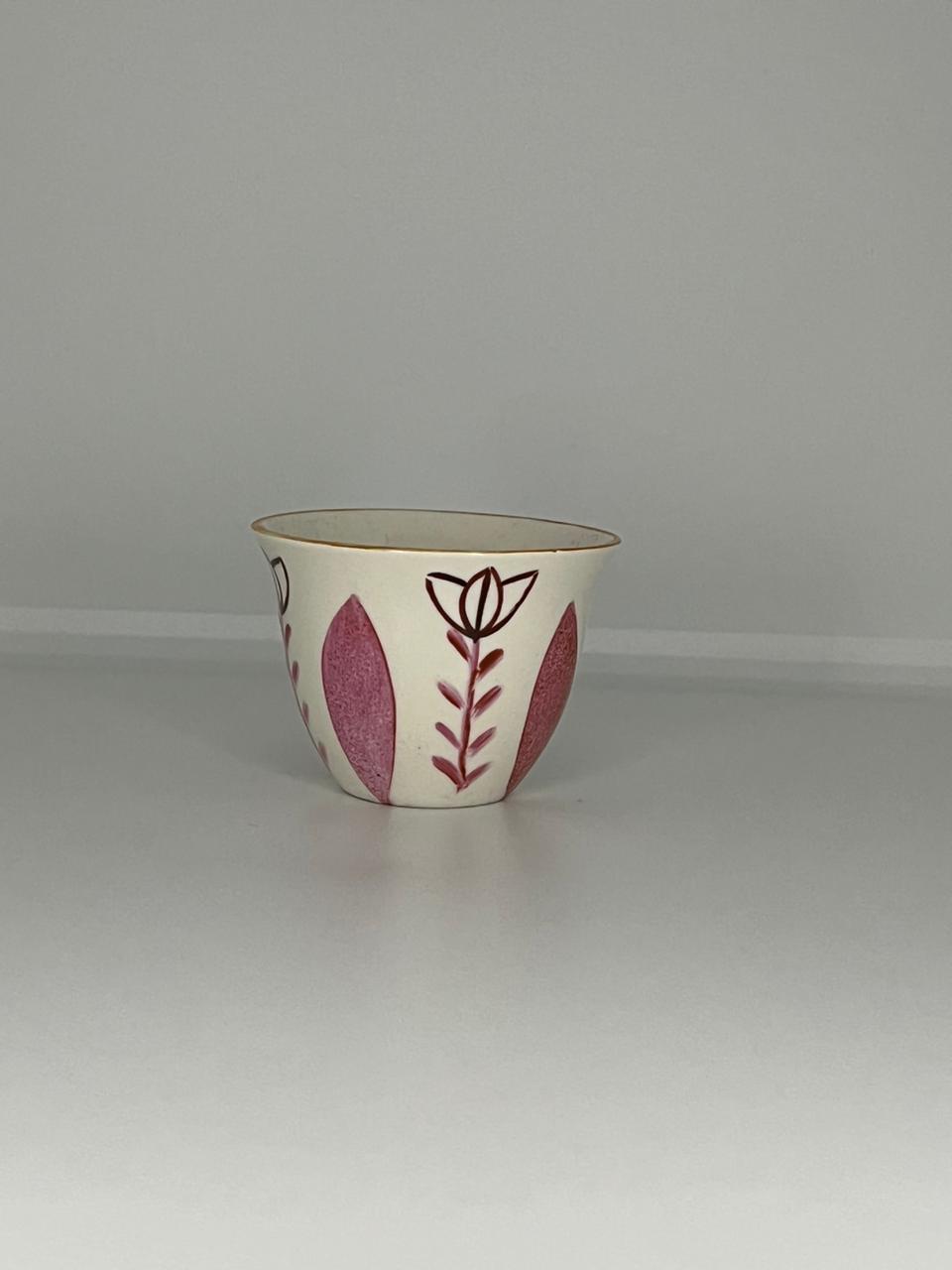 Hand Painted Chaffeh Coffee Cup