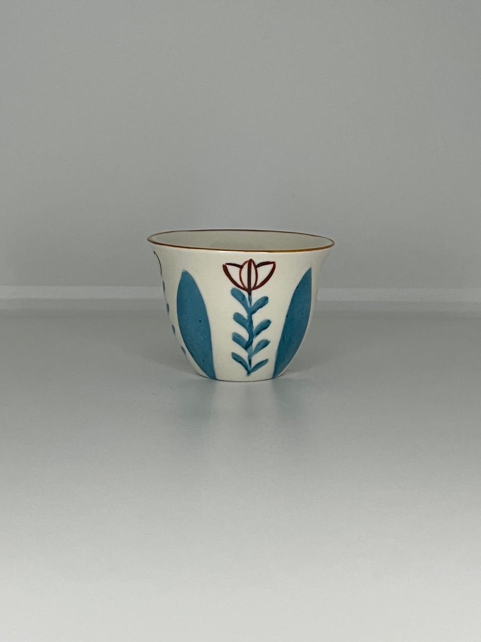 Hand Painted Chaffeh Coffee Cup