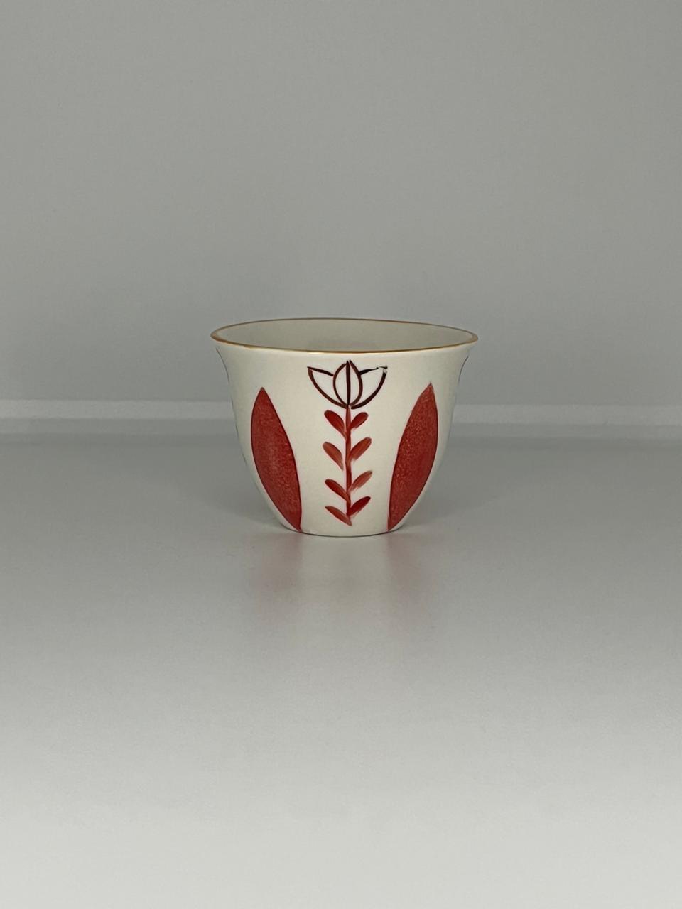 Hand Painted Chaffeh Coffee Cup