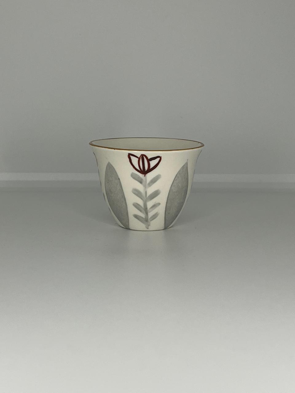 Hand Painted Chaffeh Coffee Cup