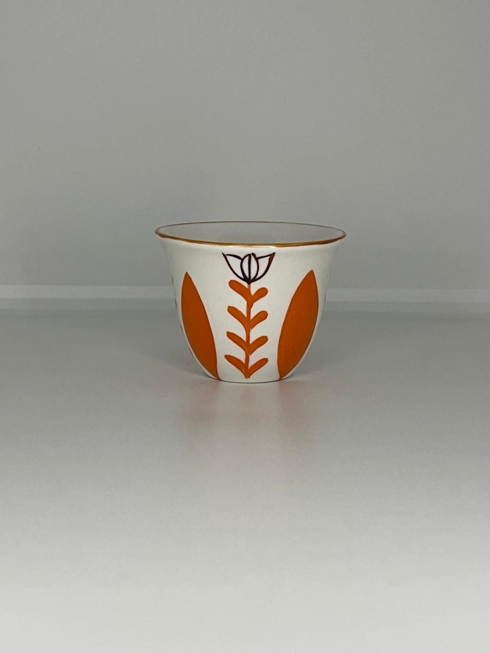 Hand Painted Chaffeh Coffee Cup