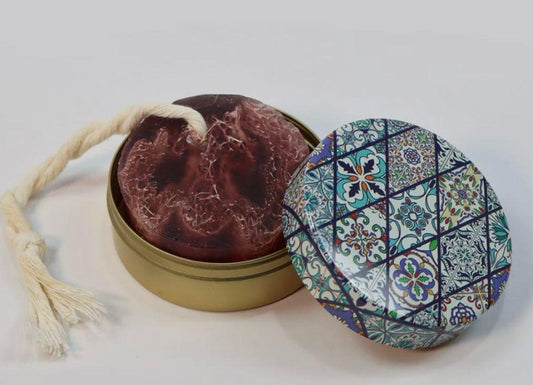 Lavender Loofah/Soap in a Tin