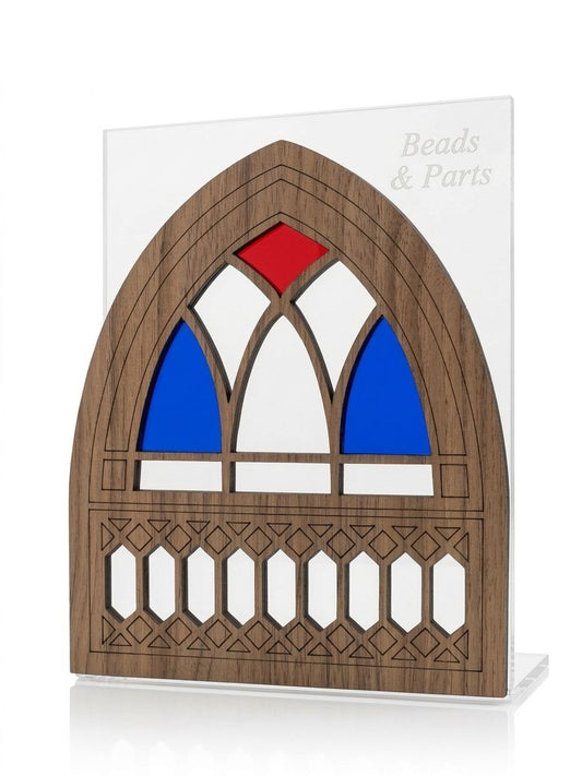 Lebanese Wooden Windows Napkin Holder