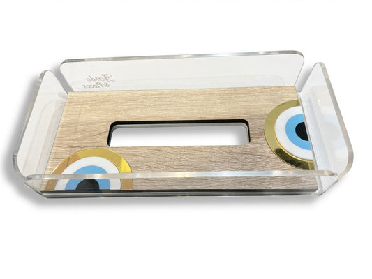 Evil Eye Plexi Tissue Box