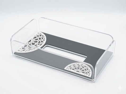 Black Plexi Tissue Box