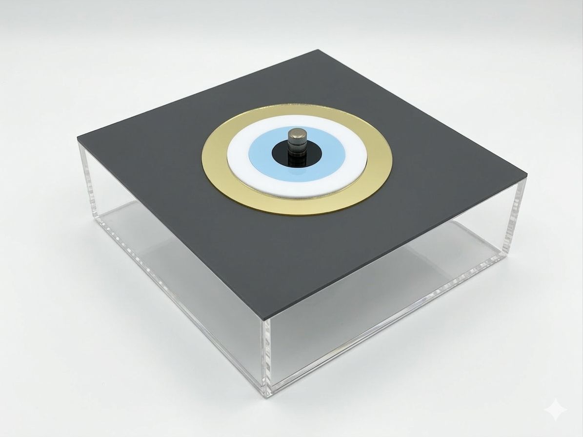 Evil Eye Black Plexi Tea Box