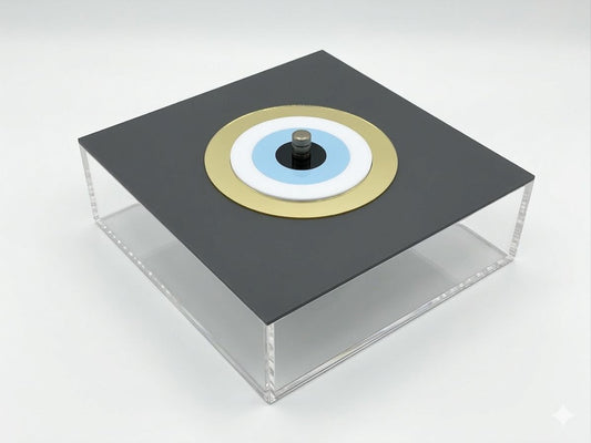 Evil Eye Black Plexi Tea Box