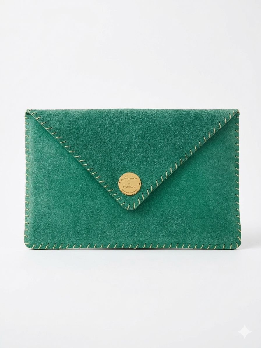 Genuine Leather Clutch
