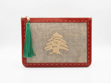 Load image into Gallery viewer, Clutch Leather and Jute
