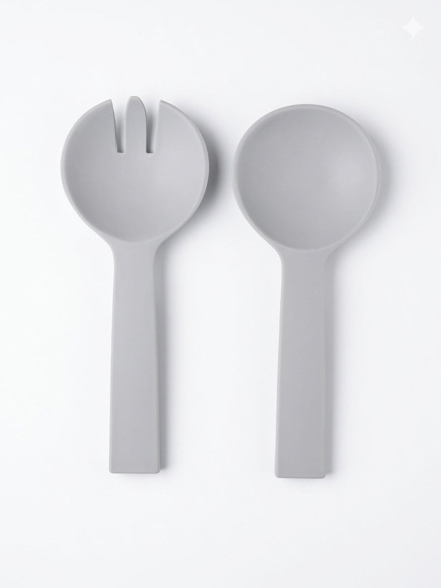 Resin Short Fork And Spatula (Set of 2)