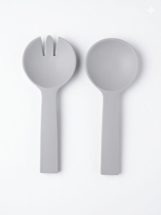 Resin Short Fork And Spatula (Set of 2)
