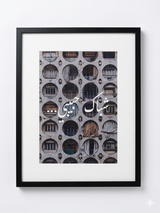 Vintage Shebbak Habibi A3 Frame