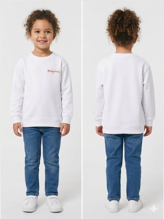 White Beirut Je T'aime Sweater
