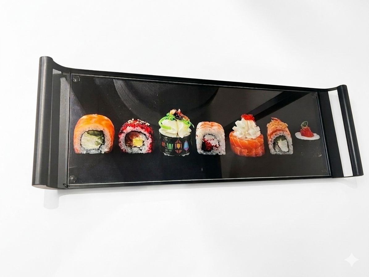 Sushi Black Tray Serving