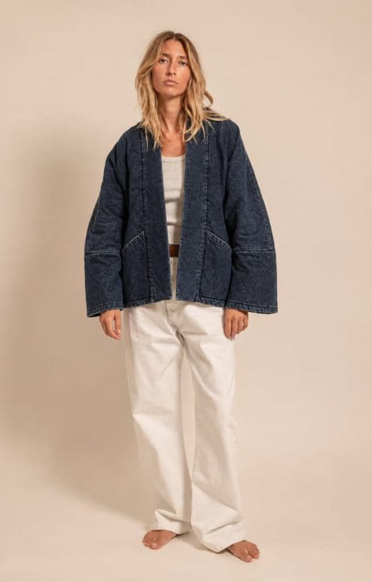 Dark-blue denim jacket