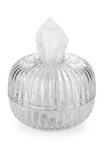 Load image into Gallery viewer, Round Glass Tissue Box
