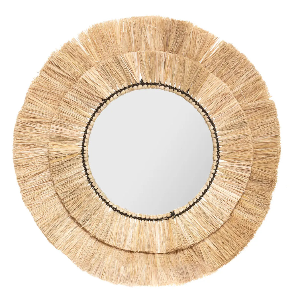 RAPHIA MIRROR ALBA