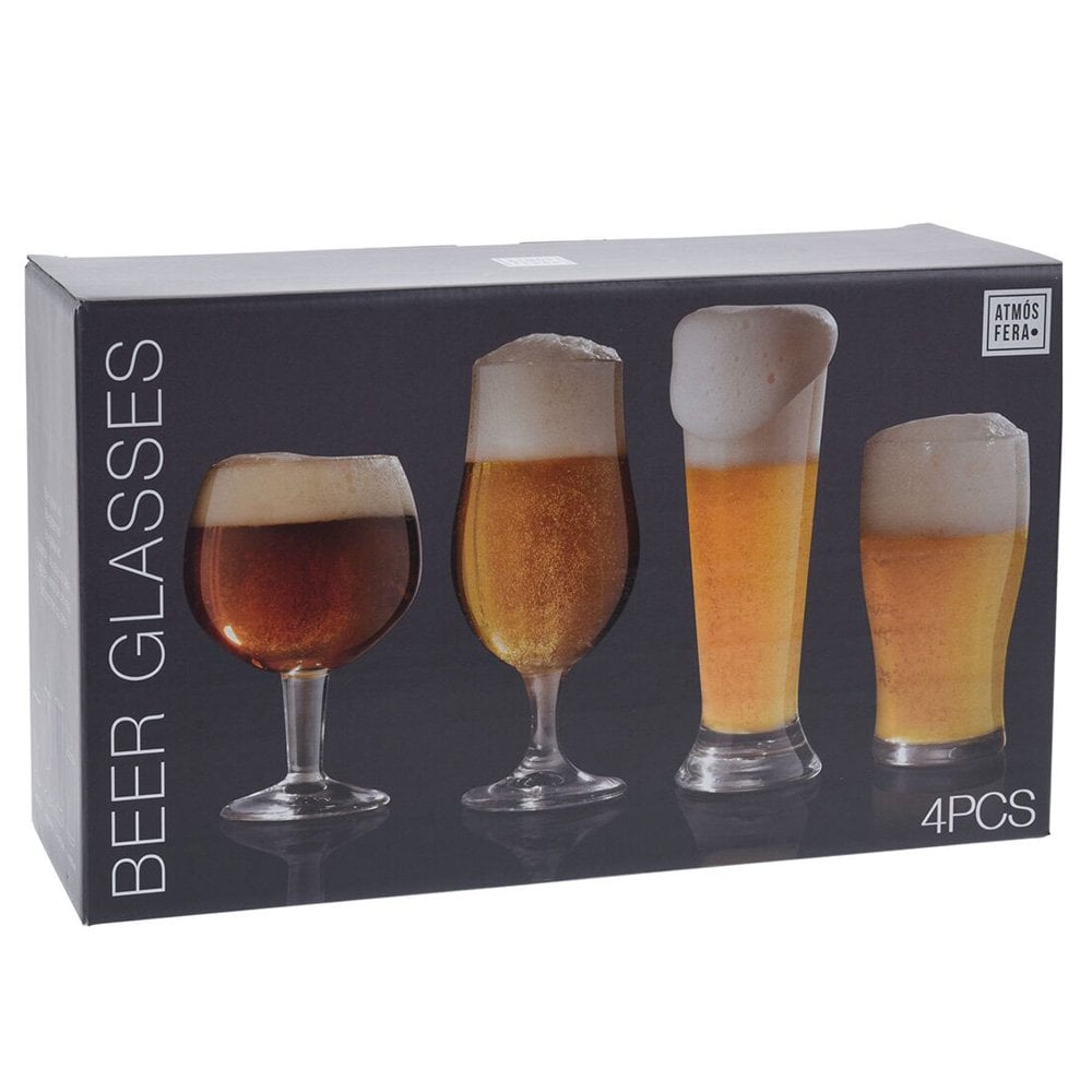 BEER GLASS BOX SET OF 4PCS