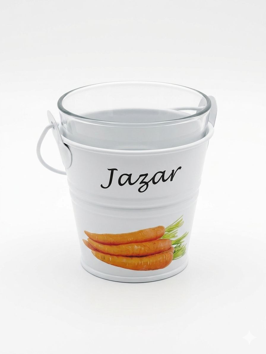 Bucket with Glass