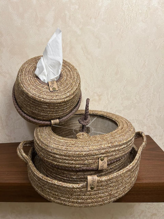Multiuse Tea Box and Tissue Box