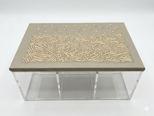 Plexi Tea Box 6 Divisions
