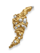 Load image into Gallery viewer, Gold Resin Brooch
