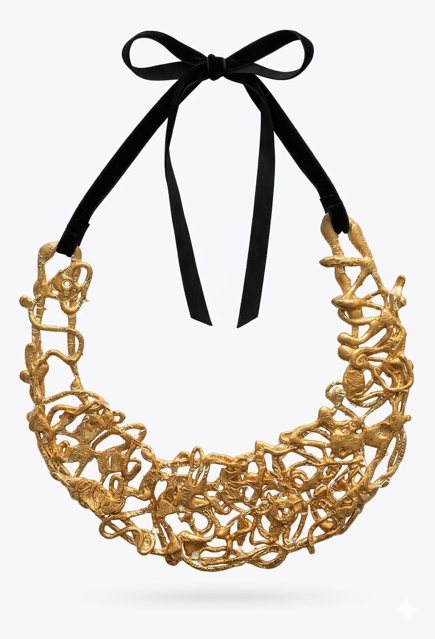 Resin Gold Necklaces