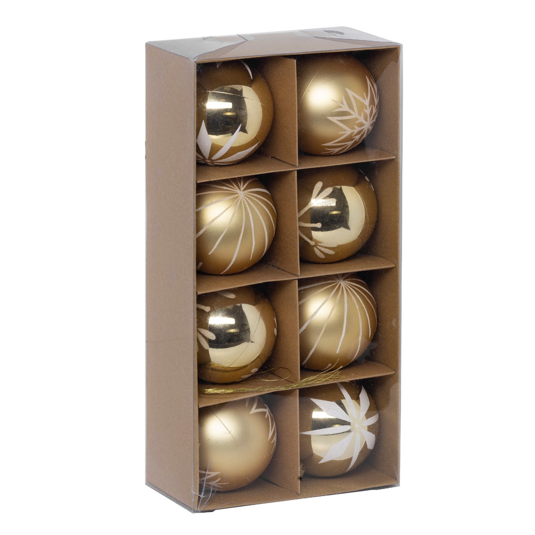 Christmas Kit 80 mm x8 Gold White