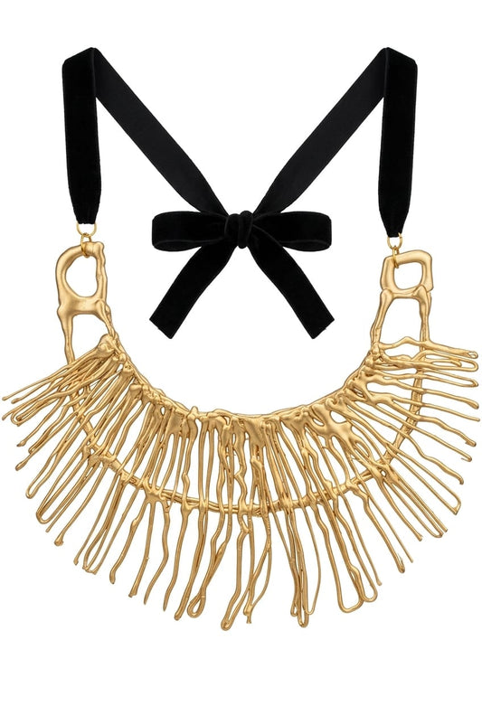 Resin Gold Necklaces