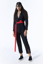 Load image into Gallery viewer, The Black With Red Details Jacket
